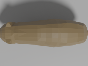 cartoon wombat 3D Model