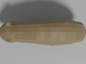 cartoon wombat 3D Model