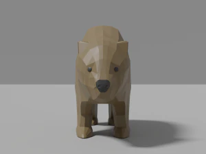cartoon wombat 3D Model