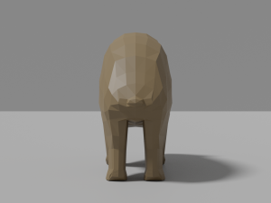 cartoon wombat 3D Model