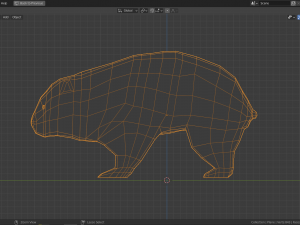 cartoon wombat 3D Model