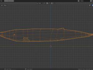 cartoon blue whale Modelo 3D