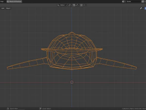cartoon blue whale 3D Model