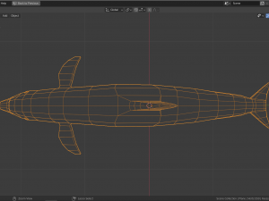 cartoon dolphin 3D Model