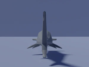 cartoon hammerhead shark 3D Model