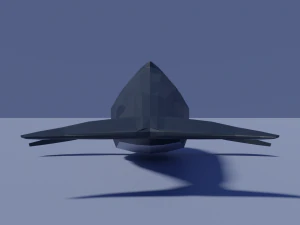 cartoon humpback whale 3D Model