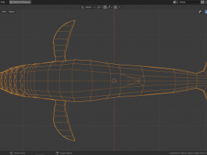cartoon humpback whale 3D मॉडल