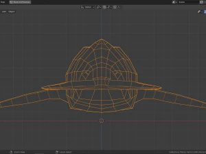 cartoon humpback whale 3D Model
