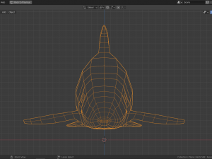 cartoon killer whale 3Dモデル