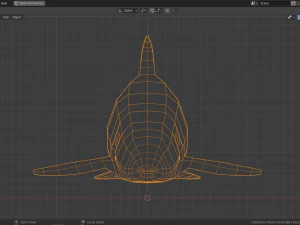 cartoon killer whale 3D Model