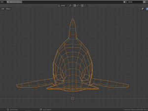 cartoon killer whale 3Dモデル