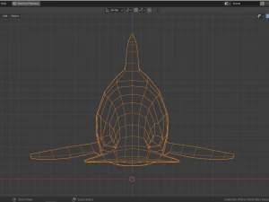 cartoon killer whale 3D Model