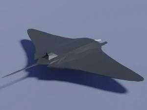 cartoon manta ray 3D Model