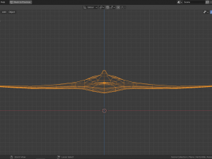 cartoon manta ray Model 3D