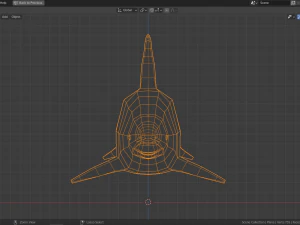 만화 상어 3D 모델