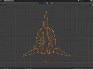 만화 상어 3D 모델