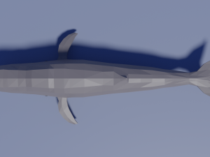 cartoon sperm whale 3D Модель