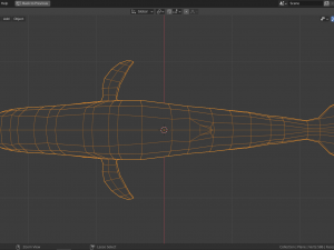 cartoon sperm whale 3D Модель