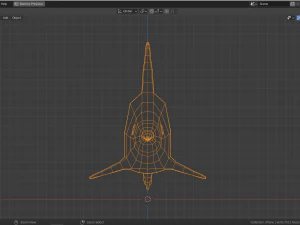 cartoon swordfish 3D Model