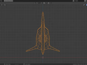 cartoon swordfish 3D Model