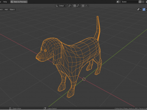 cartoon beagle 3D Model