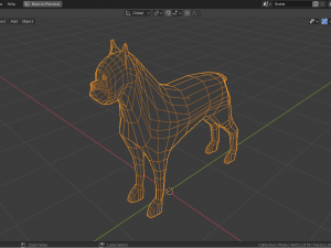 cartoon boxer dog Modelo 3D