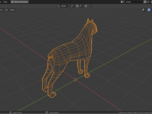 cartoon boxer dog Modelo 3D