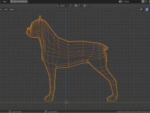 cartoon boxer dog Modelo 3D