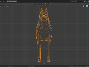 cartoon boxer dog Modelo 3D