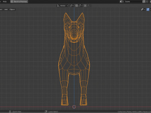 cartoon bull terrier 3D Model
