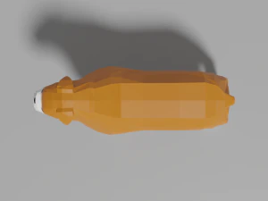 cartoon bulldog 3D Model