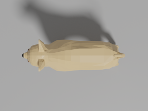 cartoon chihuahua 3D Model