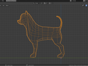 cartoon chihuahua 3D Model