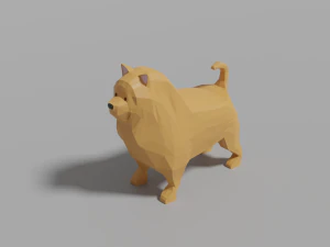 Chow Chow dei cartoni animati Modello 3D