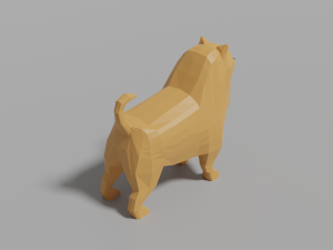 cartoon chow-chow 3Dモデル