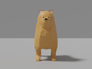 cartoon chow-chow 3Dモデル