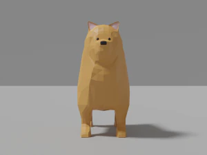 cartoon chow-chow 3D Model