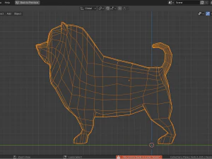 cartoon chow-chow 3D Model