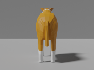 cartoon collie Modèle 3D