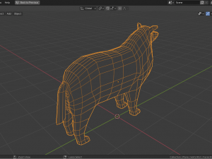 cartoon collie Modèle 3D