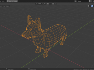 cartoon corgi 3D Model