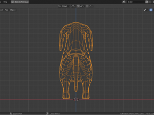 cartoon dachshund 3D Model