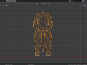 cartoon dachshund 3D Model