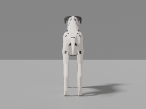 cartoon dalmatian 3D Model