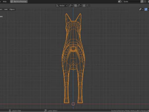 cartoon doberman 3D Model