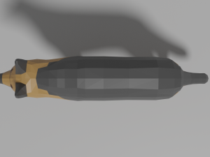 cartoon german shepherd 3D 模型