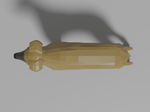 cartoon great dane Model 3D