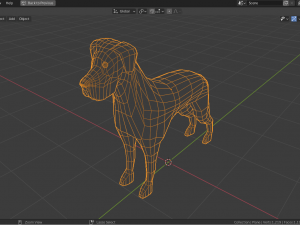 cartoon great dane Model 3D
