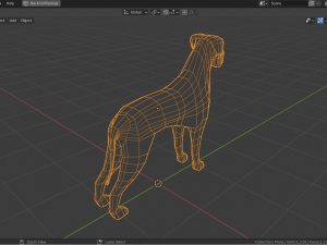 cartoon great dane Model 3D