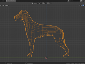 cartoon great dane Model 3D